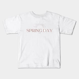 BTS spring day Kids T-Shirt